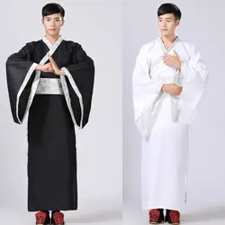 2019 для мужчин Hanfu Китайский халаты Китайская народная танцевальный костюм династии Цин человек одежда древних костюмы шоу одежда для сцены