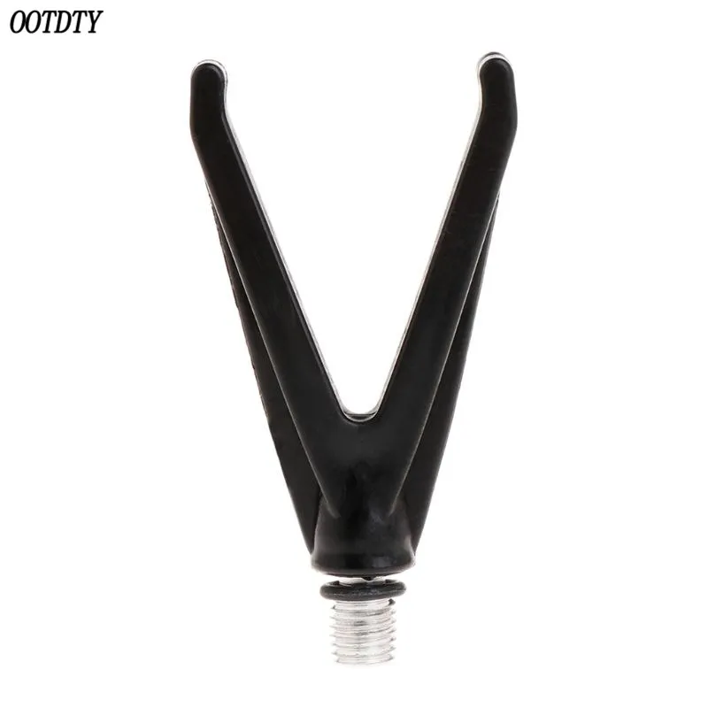 

OOTDTY Fishing Rod Holder V Shaped Mount Pole Rest Head Outdoor Carp Fishing Bracket Support Nylon Accessories