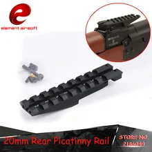 Element Airsoft 20 мм Пикатинни задний Вивер задний прицел рейка для АК серии страйкбол AK47 AK74 адаптер