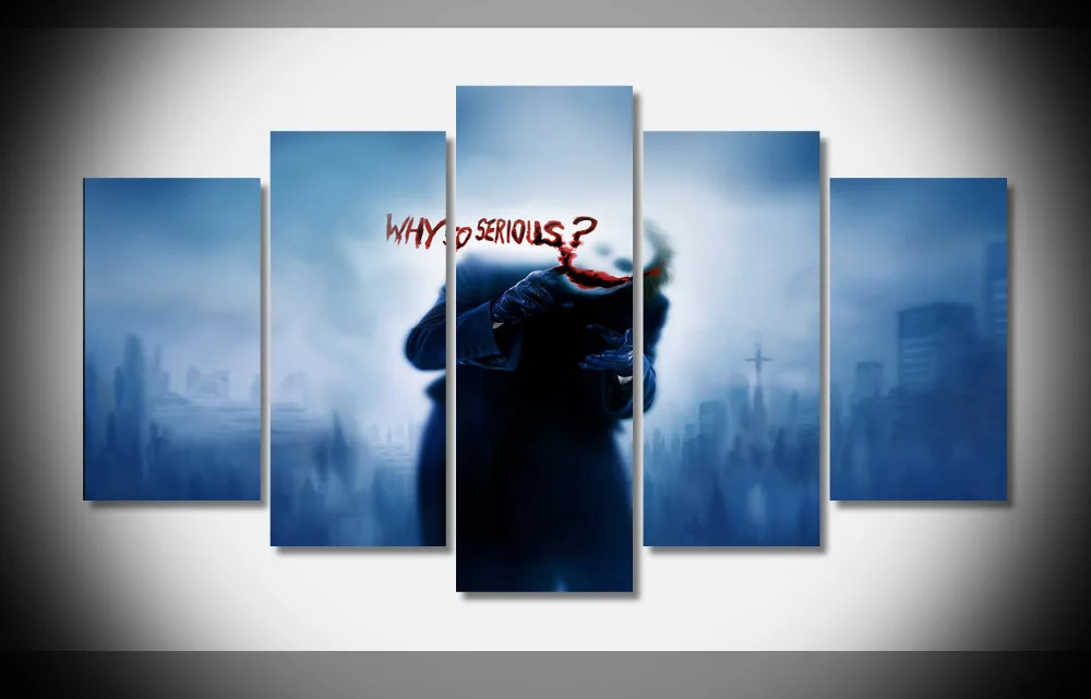 

6798 joker blood batman movieposter Framed Gallery wrap art print home wall decor wall picture Already to hang digital print