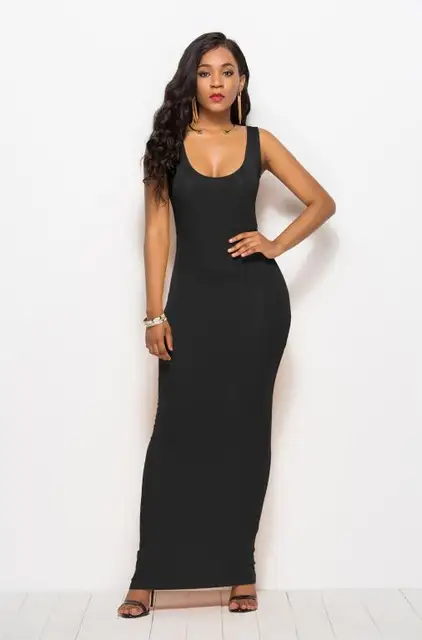 vest maxi dress