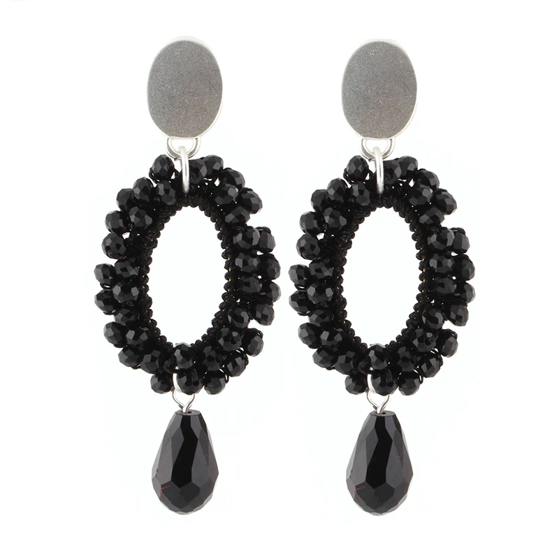 Earrings for woman Black