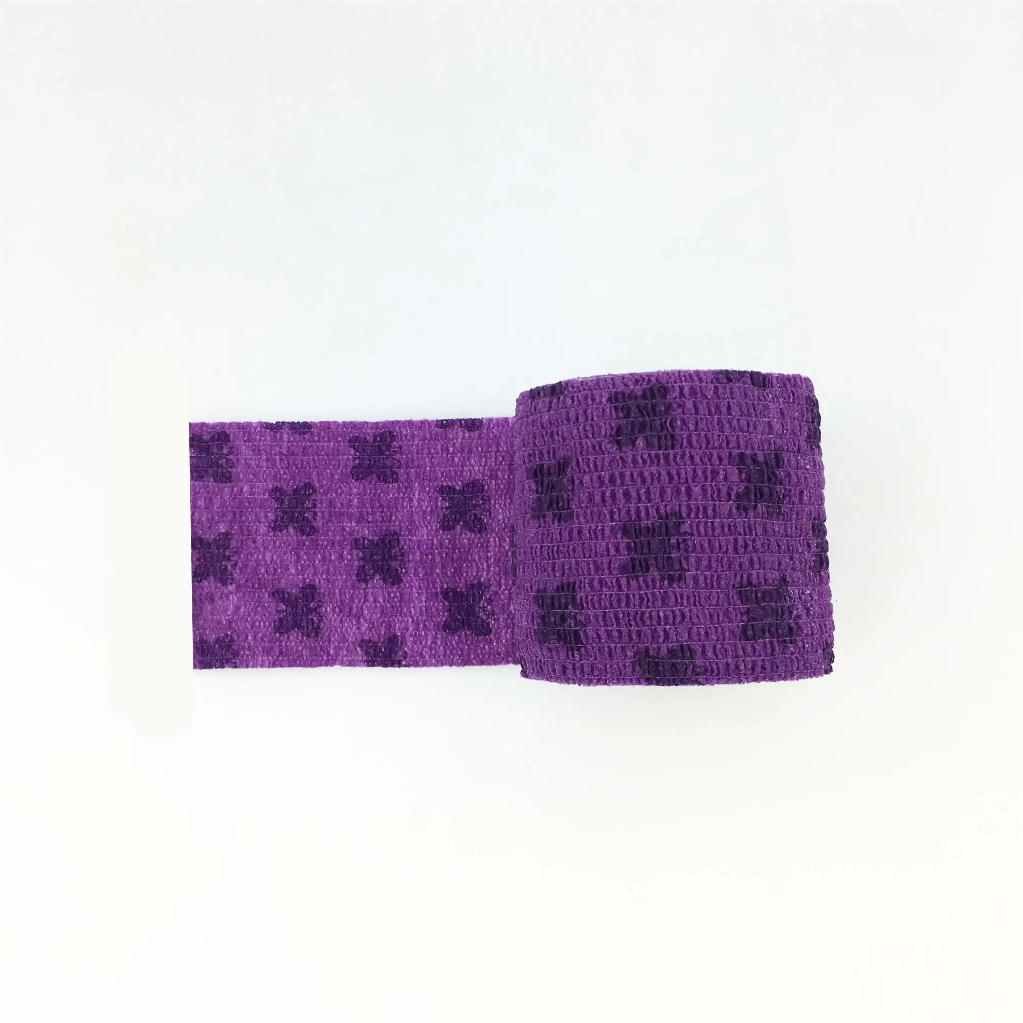 5cmx4.5m Sport Tape Waterproof Self Adhesive Elastic Bandage Muscle Tape Finger Joints Wrap Bandage Non-woven Cohesive Bandage - Color: Purple