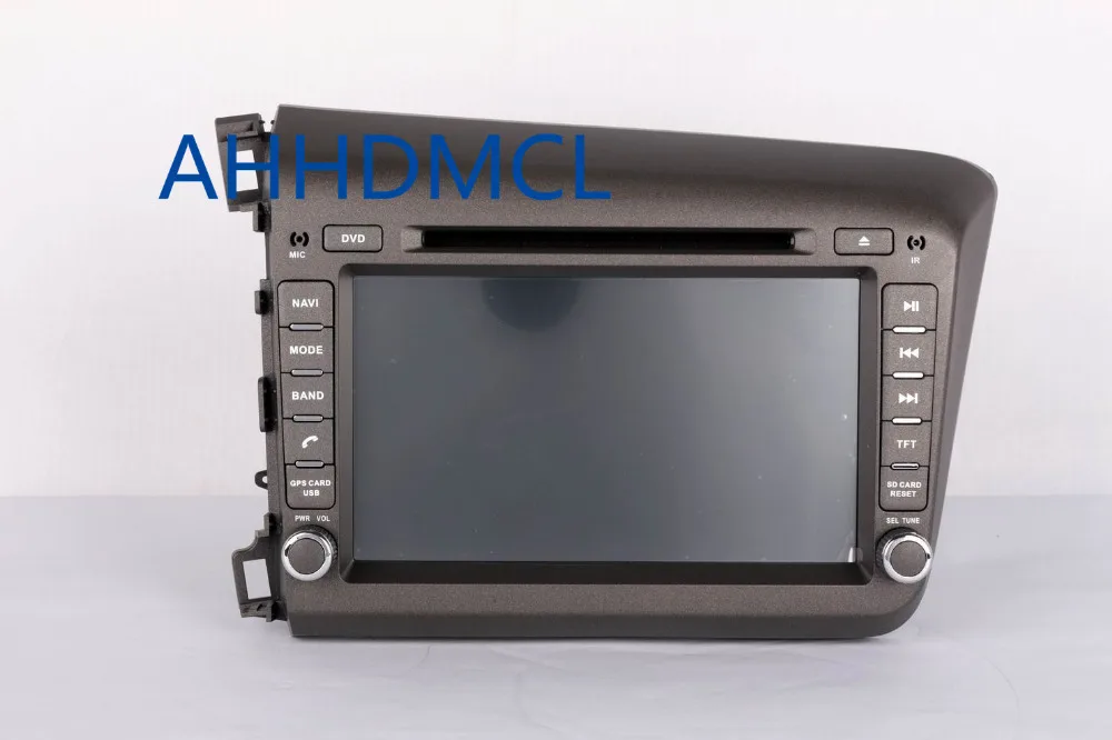Cheap AHHDMCL Car Multimedia Player Stereo Radio Audio DVD GPS Navigation For Civic 2012 2013 Left Hand Drive 0