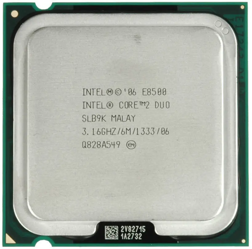 aflevering mosterd Recreatie Used Intel Core 2 Duo E8500 Processor SLB9K SLAPK 3.16GHz 6MB 1333MHz  Socket 775 cpu
