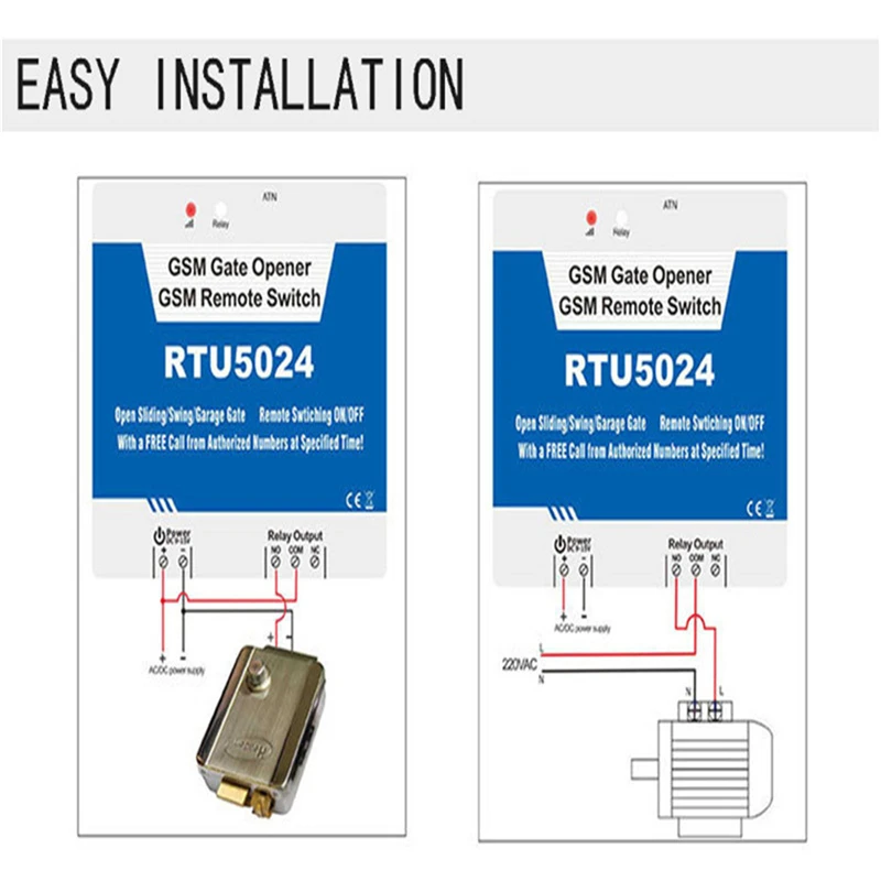 GSM ворот RTU5024 дистанционный переключатель реле Управление доступом беспроводной двери гаража качели раздвижные ворот Бесплатный звонок App