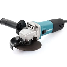 Машина шлифовальная угловая Makita 9558HN(Мощность 840 Вт, диск 125 мм, блокировка шпинделя, скорость 11000 об/мин