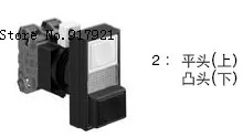 

[ZOB] Interlocked with light HW7D-L21111 two-button switch 22mm diameter idec Japan Izumi HW7D-L220 --5PCS/LOT