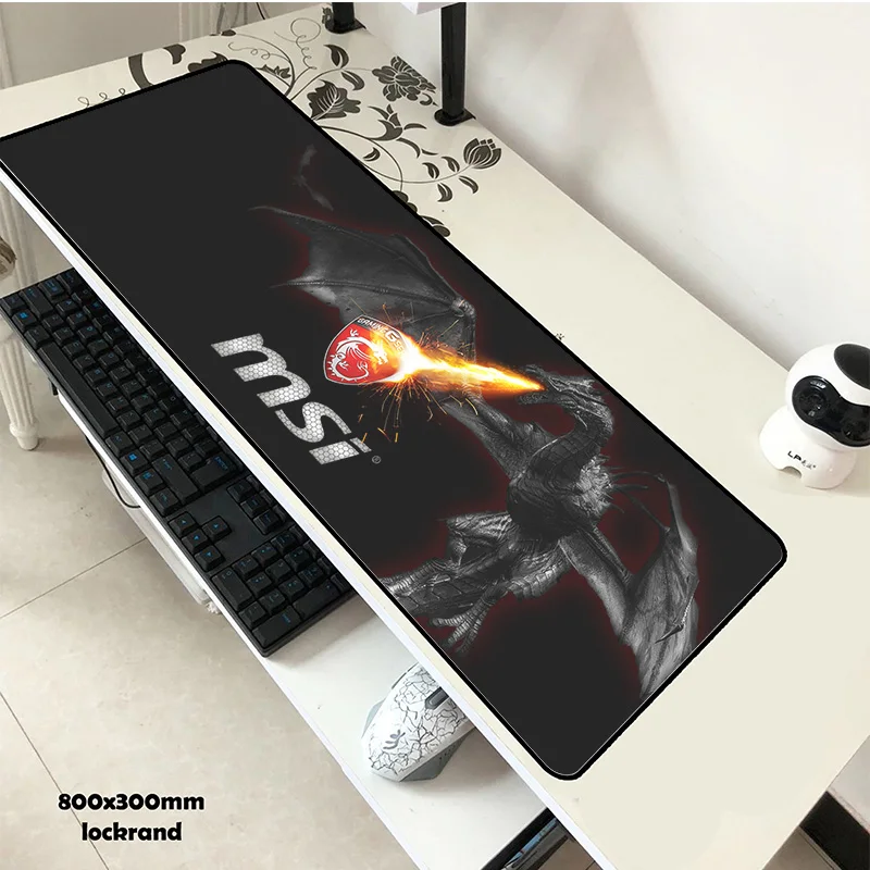 mouse pad 800x300x3mm mouse mat laptop padmouse locked edge notbook