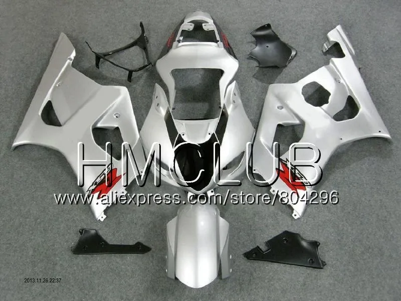 Body For SUZUKI GSXR-1000 GSXR1000 03 04 Bodywork 32HM.14 GSX-R1000 GSX R1000 03 04 K3 GSXR 1000 2003 2004 Fairing ALL Silvery - Цвет: No. 12 no tank cover