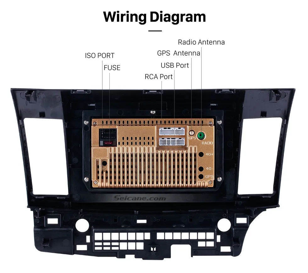 Seicane ips DSP 4G 2din Автомагнитола для Mitsubishi Lancer-ex 2008 2009- gps стерео аудио навигация Мультимедиа wifi головное устройство