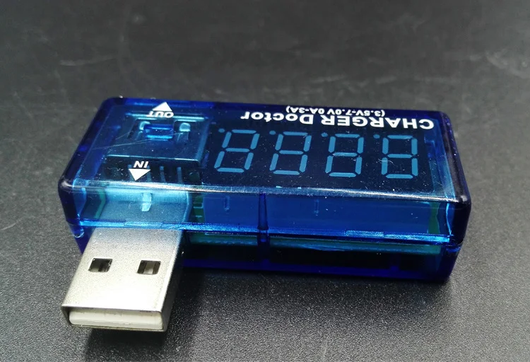 Novfix 3,5 V-7 V Ток Напряжение Ёмкость тестер USB вольт тока Напряжение доктор Зарядное устройство Ёмкость метр тестер Мощность банка - Цвет: B