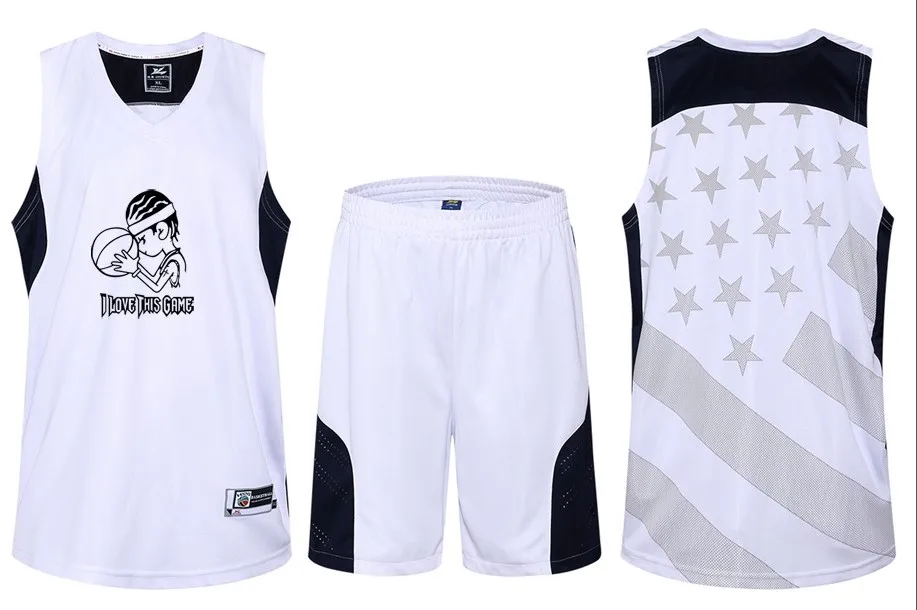 16 Цвета комплект человек баскетбол в колледже спортивные майки с короткими изготовленным на заказ логосом Баскетбол Мальчик одежда Homecourt дышащая плюс Размеры M-5XL - Цвет: Set 9