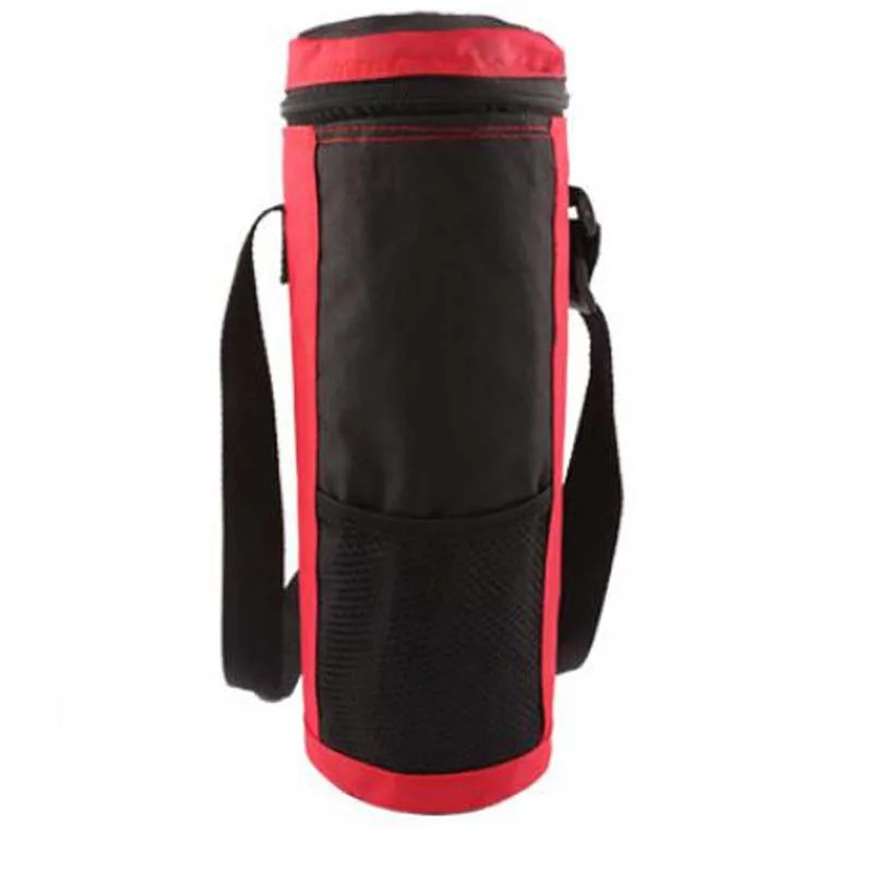 Портативная Сумка-тоут Сумка-переноска для ланча изолированная сумка-холодильник водонепроницаемая сумка для хранения еды школьные сумки для хранения еды - Color: Red Black