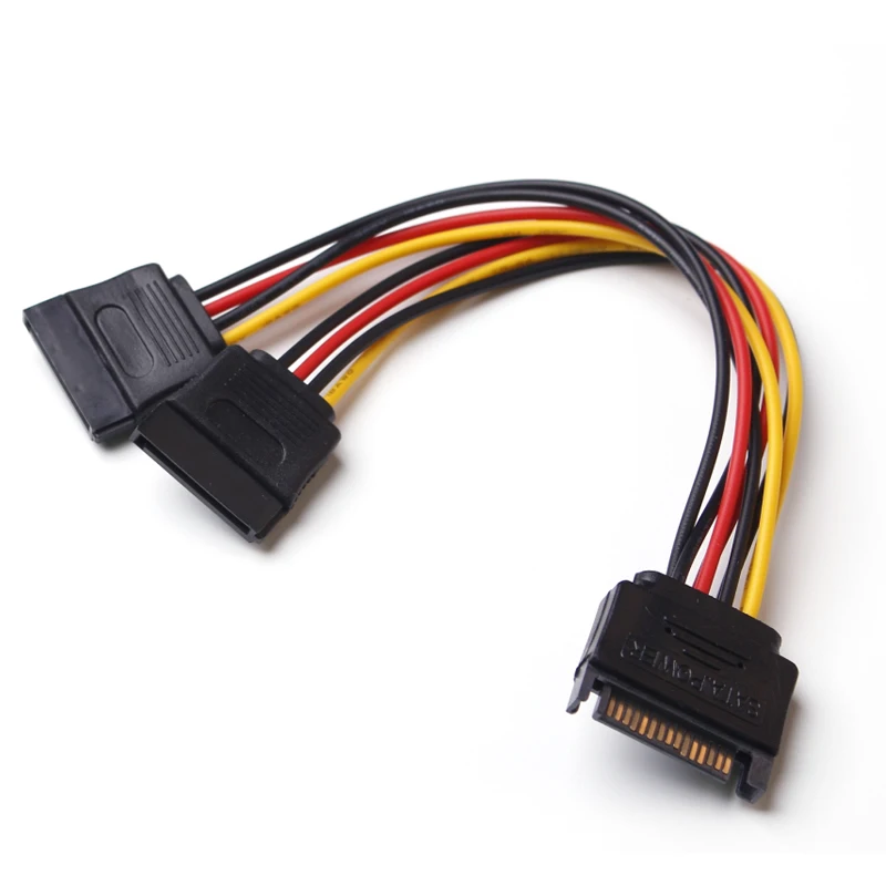 Кабель Сплиттер питания 15 штырьков SATA|15 pin|sata 15pinhard drive cable |