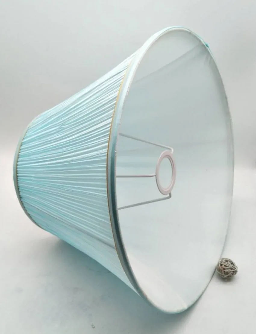 E27 арт-деко абажур для настольных ламп Синий тканевый абажур круглый абажур современный абажур для настольной лампы