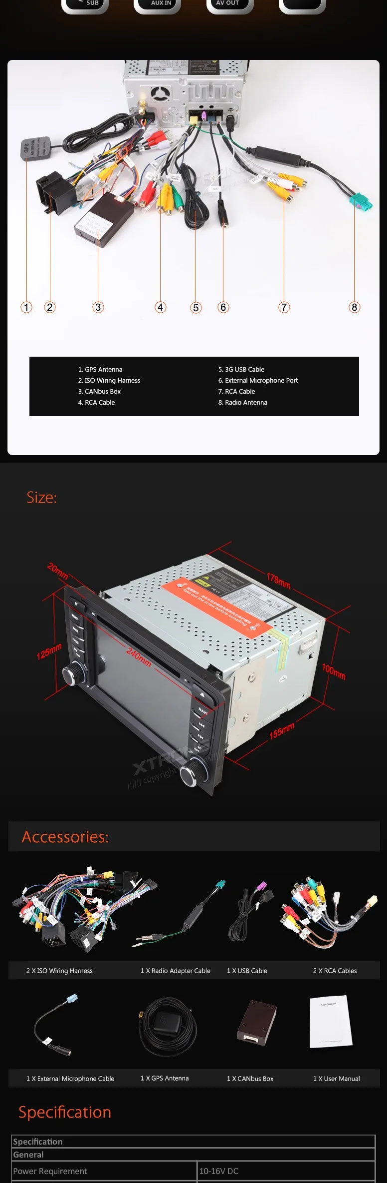 Best 7" Capacitive Touch Screen Special Car DVD for Audi A3 2003-2013 & Audi S3 2003-2013 with External DVR Camera Support 6