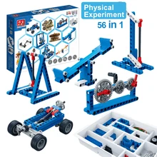 Физический эксперимент, научная разведка, 6 в 1, совместимость, раннее образование, головоломка, сборка, технические игрушки для детей, подростков