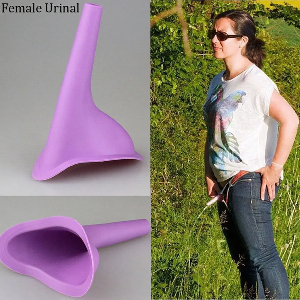 New Women Urinal Soft Silicone Urination Device Travel New Women Urinal Soft Silicone Urination Device Travel