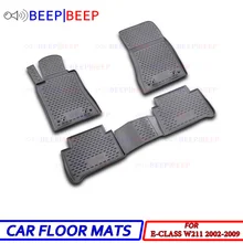 Автомобильные коврики для Mercedes Benz E-Class W211 2002-2009, автомобильные коврики, автомобильные коврики, пылезащитный водостойкий автомобильный Стайлинг, украшение интерьера