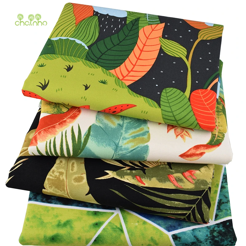 Chainho,Rainforest Series,Cotton Canvas Fabric,Handmade Sewing Fabric
Cloth For Sofa Curtain Bag Home Decoration Material,50*150
