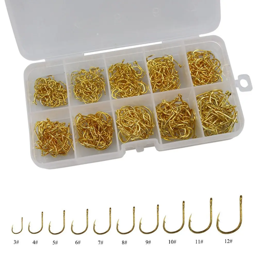 golden fishing hooks