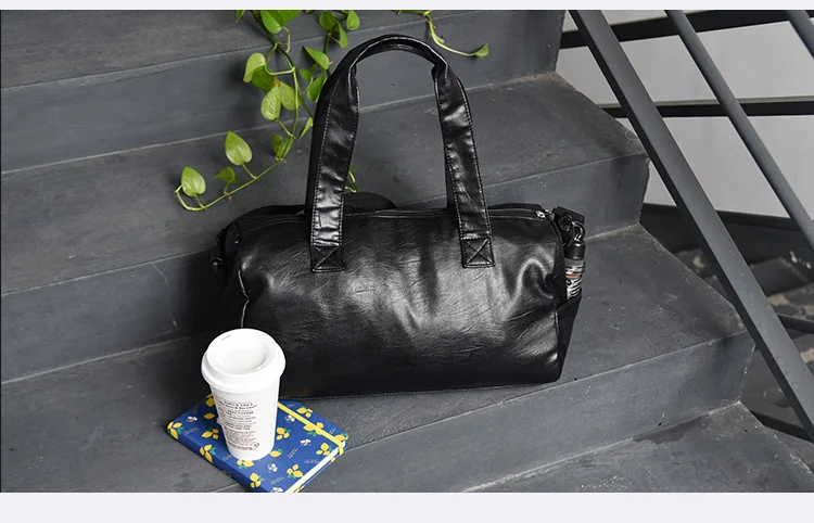 Высокое качество PU кожаная женская Сумка Многофункциональная 2019 модная пара выходные короткая дорожная сумка для багажа мужская сумка на