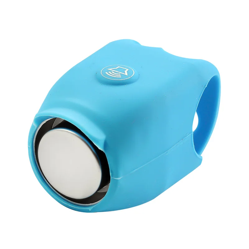 SOPEDAR велосипедный громкий Электрический гудок колокольчик 6 звуков контакт сигнальный звонок Предупреждение безопасности 120 дБ электрические рожки руля велосипеда колокольчик - Цвет: Blue