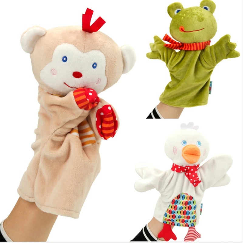 plush animal hand puppets