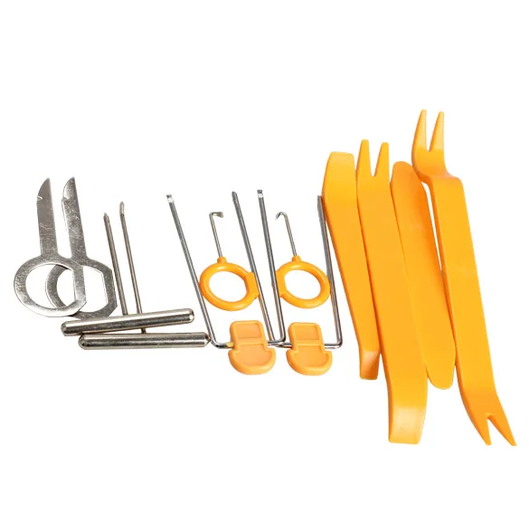 

12pcs Car Radio Door Clip Panel Trim Audio Removal Pry Repairing Tool Kit A1 BS