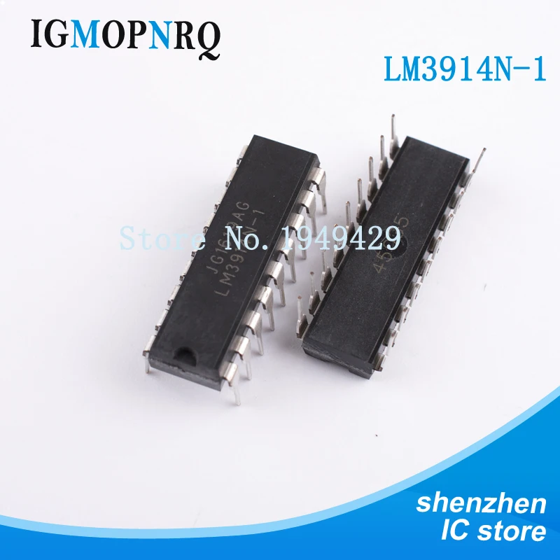 10 шт./лот LM3914N-1 DIP18 LM3914-1 LM3914N светодиодное Освещение Драйвер точка/бар дисплей Dvr |