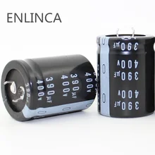 1 шт. EC801 хорошего качества 400v390uf радиального типа DIP Алюминий электролитные конденсаторы, 400v 390 мкФ допуск 20% Размеры: 30x40 мм 20