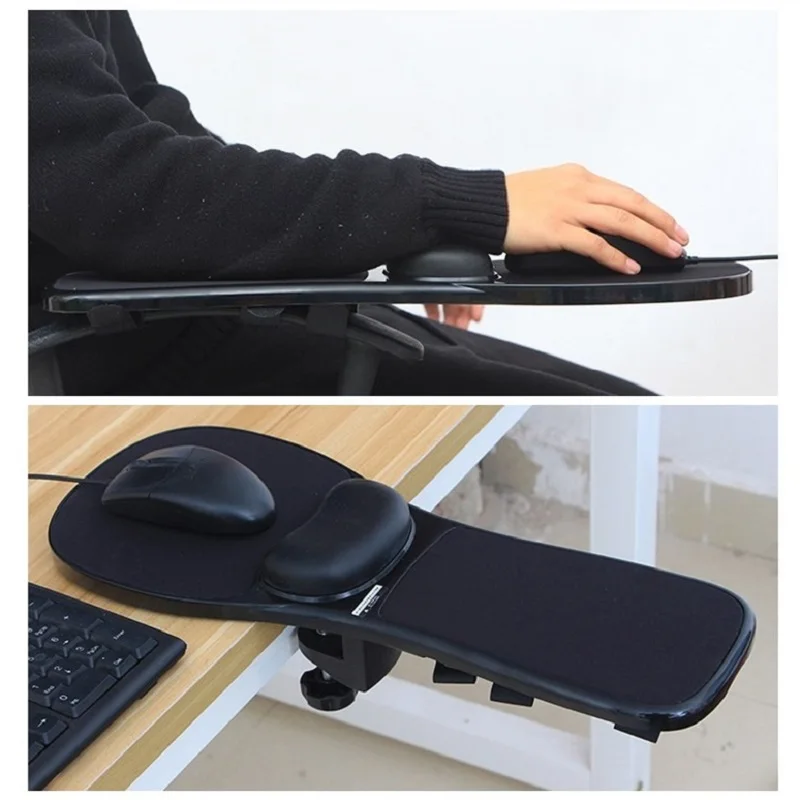 

Creative table and chair dual-use computer hand bracket,memory cotton wrist length pad bracket wrist support mouse pad,SKU 01BCH