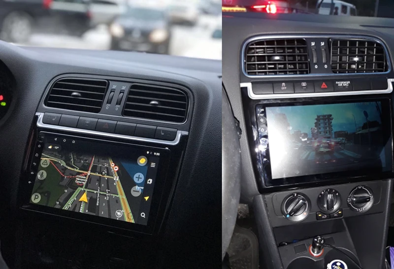 Excellent SilverStrong IPS Android9.0 4G Car GPS Radio for VolksWagen Polo New Android 9.0 2009 2010 2012 2013 2014 2015 RDS DVR 1