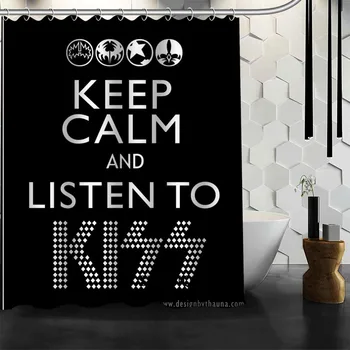 

Best Nice Custom Keep Calm And Carry Shower Curtain Bath Curtain Waterproof Fabric Bathroom Curtain MORE SIZE A6.1-117