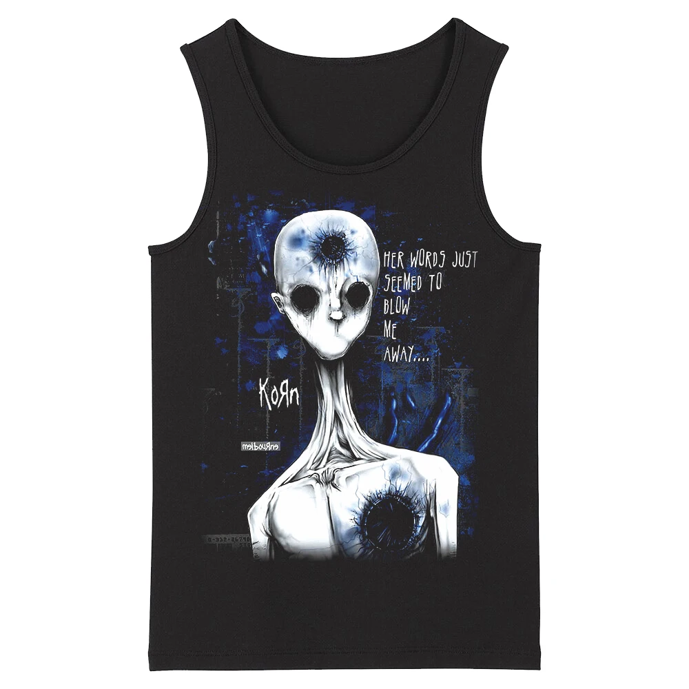 

Bloodhoof Korn Grindcore HardMetal Deathcore Men's black Tank Tops Asian Size