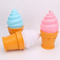 Новый Magic мороженое лампа Светодиодная лампа привлекательный ночник для Для детей в форме конуса светодиодный светильник Настольный