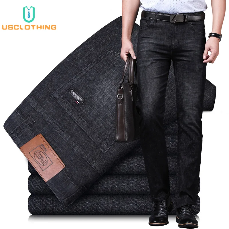 

New Brand Jeans Fashion Biker Skinny Jeans Men Cotton Business Casual Straight Jeans Stretch Denim Pants Classic Men Overalls 45