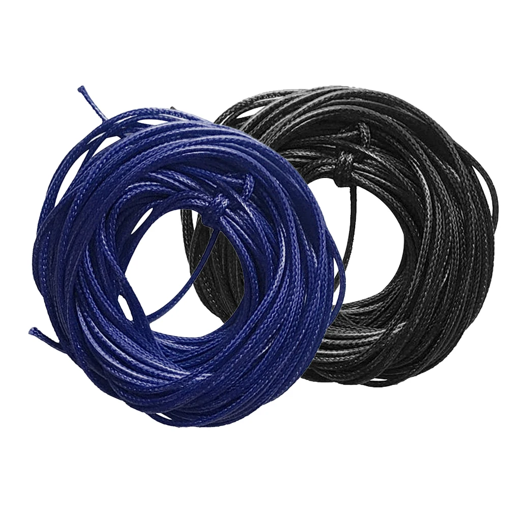 2 Pieces/set 10m Waxed Nylon Cord String Jewelry Making Accessories for DIY Necklace Bracelet Beading 1.5mm