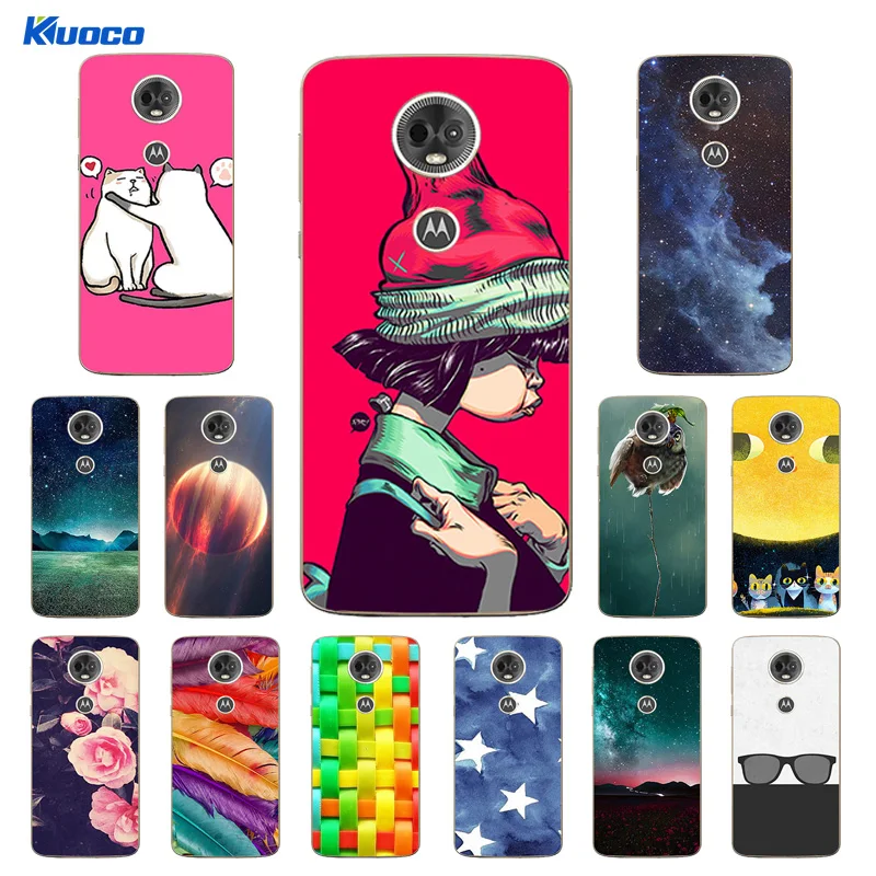 Мягкий силиконовый чехол из ТПУ для Motorola E5 Plus задняя крышка телефона 6 0 дюйма MOTO