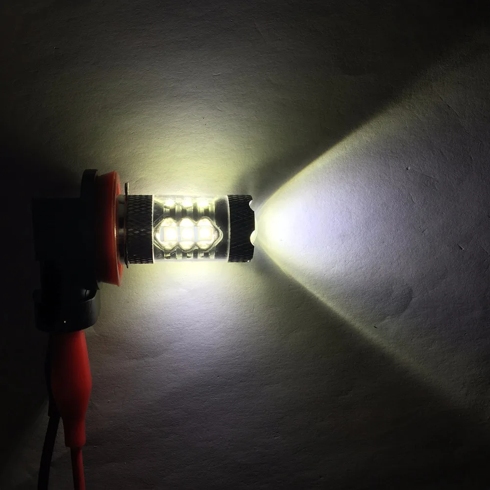2x H8/H11Led 80 Вт 1200lm 12 В 24 автомобилей Противотуманные фары Лампа для Kia Rio 2012 2015 Sportage 2005