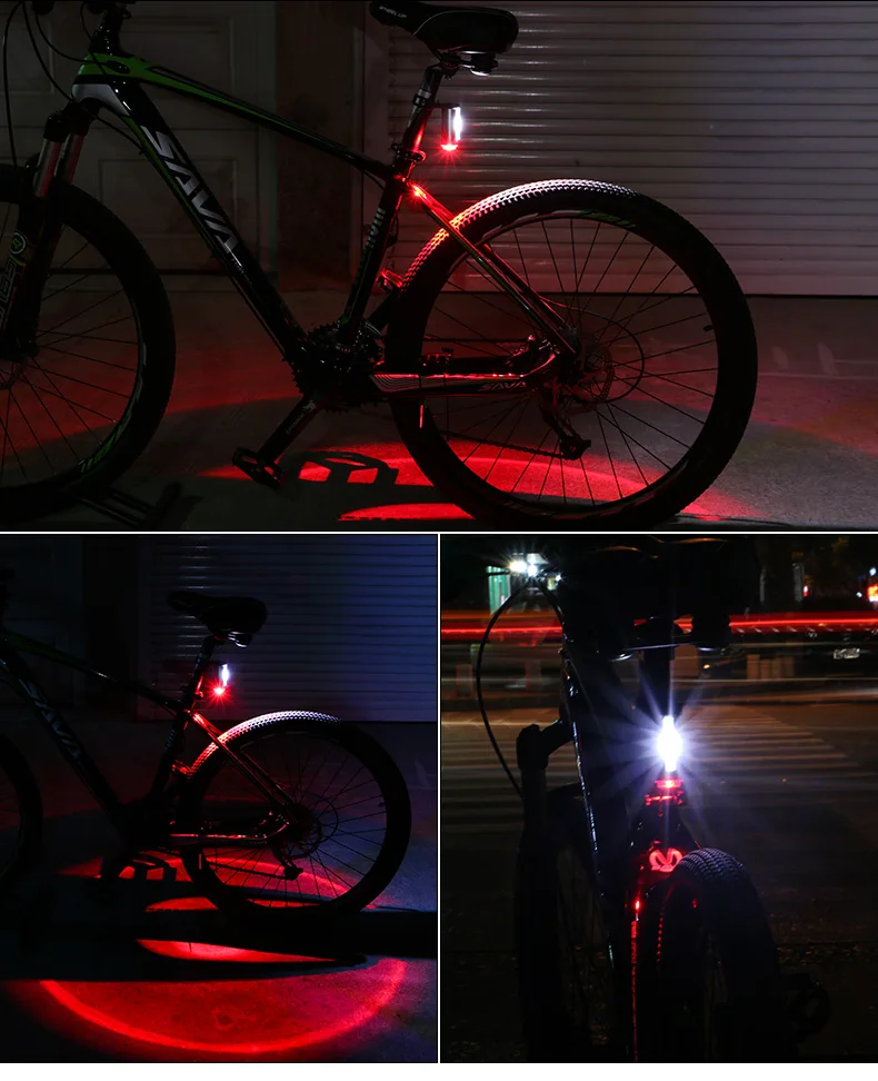 Sale WHEEL UP USB Rechargeable LED Cycling Light Bike Rear Light Tail Light 7modes MTB Bike Waterproof Taillight Bicycle Accessories 12