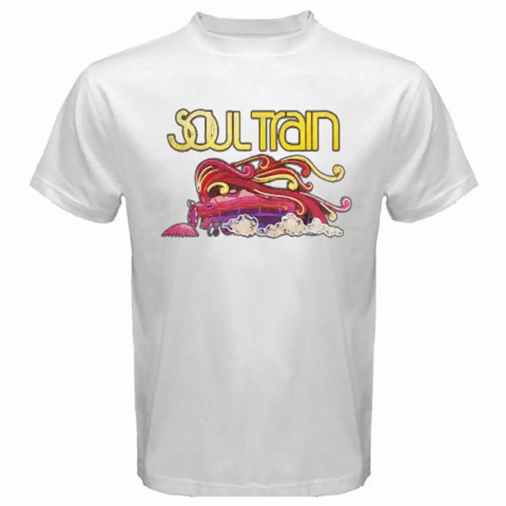 Новый Винтаж Soul Train не Корнелиус рэп хип-хоп Для мужчин белая футболка Размеры S-3XL