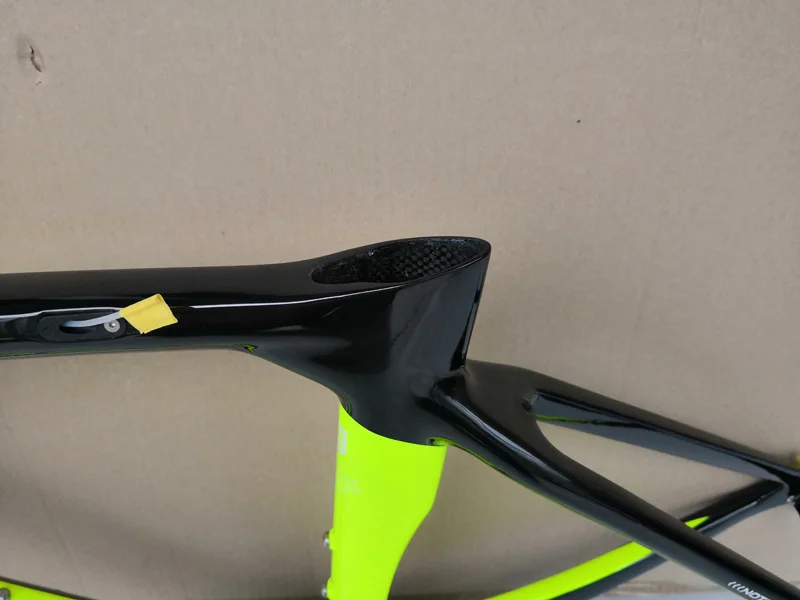 Sale fluo yellow 2019 Carbon Road Bike Frame 47 50 53 55 57cm P03 glossy Carbon Frame Road Racing 6 colors bicycle frames 5