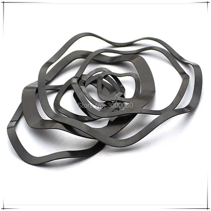 

(ID)14mm*(OD)21mm* (H)0.3mm Black Steel Wave Spring Washer 1000pcs/lot