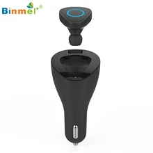 Мини наушники стерео автомобиля Bluetooth 4,0 гарнитура беспроводные наушники Sept15 высокое качество Binmer