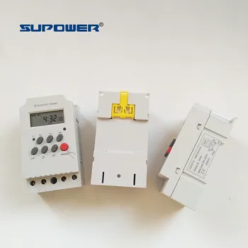 

12PCS/Lot Daily/Weekly Programmable Digital Timer Switch Din Rail KG316T-II 220V 110V 24V 12V 25A