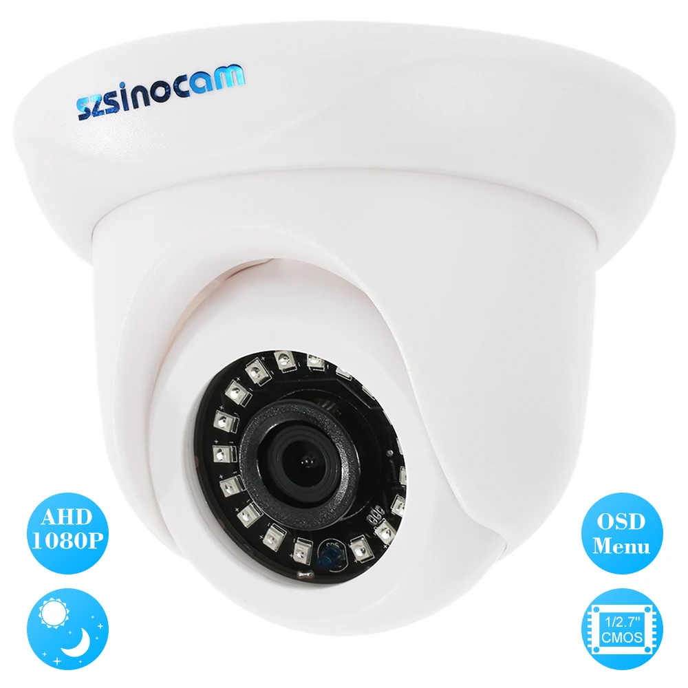 Szsinocam 1080P AHD Camera CVI TVI CVBS Dome CCTV Camera 1/2.7" CMOS