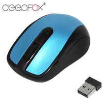 Deepfox Новинка 2,4 ГГц Беспроводная 1600 dpi оптическая игровая мышь геймерская мышь для ПК ноутбука настольная Прямая