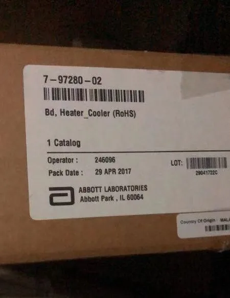 

Heater cooler 7-97280-02 for Architect i1000SR (New,Original)